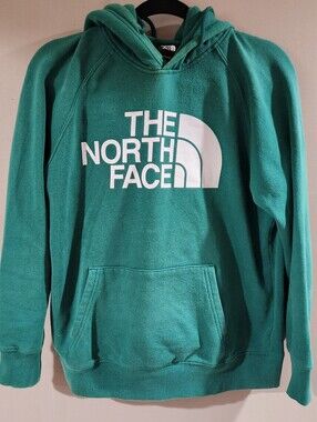 The North Face Green Hoodie Size M